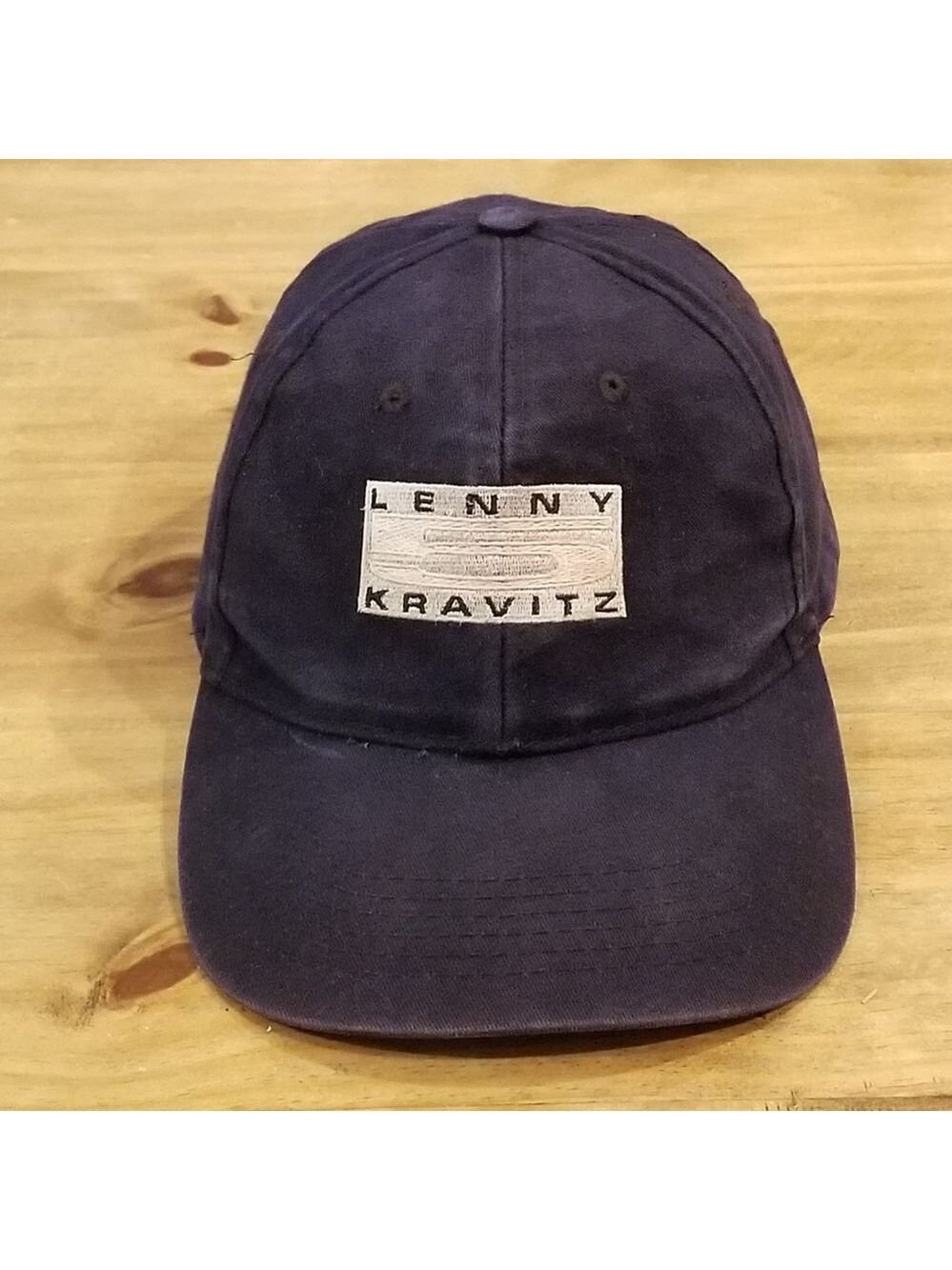 Vintage Lenny Kravitz Hat Snapback Giant Tag 90s Rock Music Tour Band Faded
